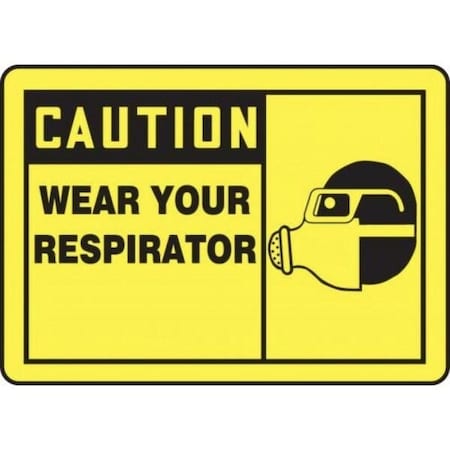 Accuform OSHA CAUTION SAFETY SIGN WEAR YOUR MPPE417XL MPPE417XL